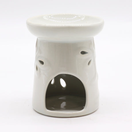 Classic White Oil Burner - Dragonfly