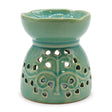 Tree of Life Oil Burner - Blue