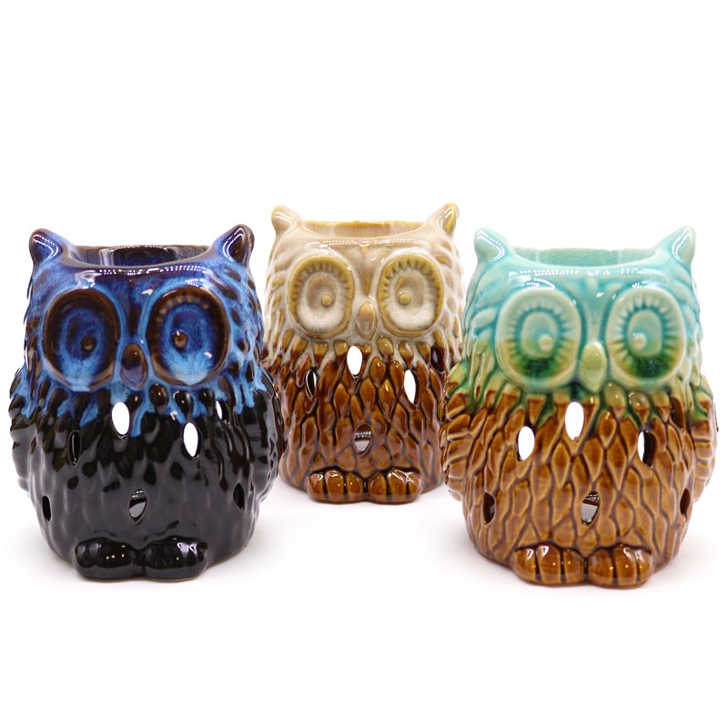 Classic Rustic Oil Burner - Owl (assorted)