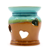 Classic Rustic Oil Burner - Heart Cut-out (assorted)