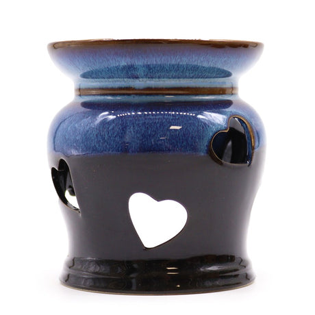 Classic Rustic Oil Burner - Heart Cut-out (assorted)