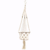 Macrame Pot Holder - Single Small Pot