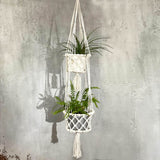 Macrame Pot Holder - Double Holder