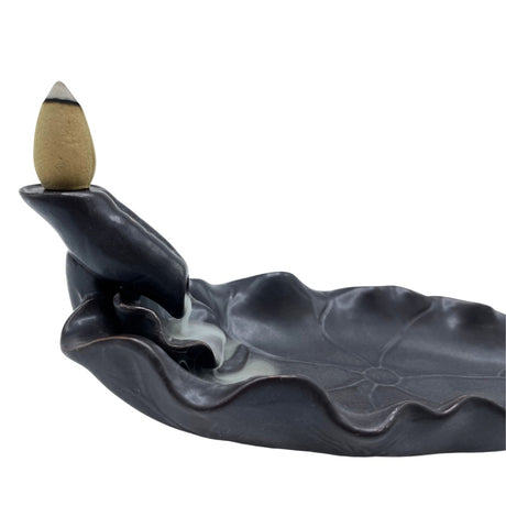 Backflow Incense Burner - Lotus Flower