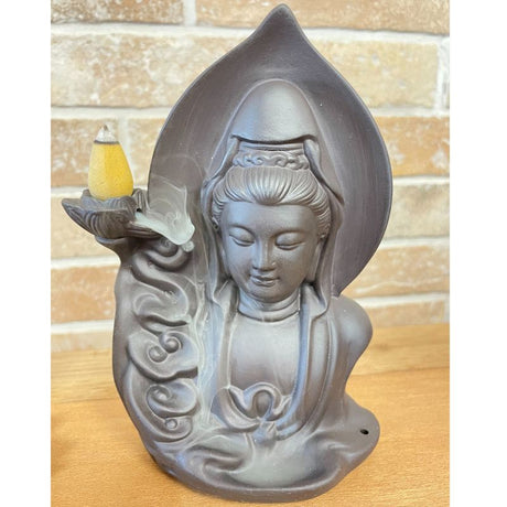 Backflow Incense Burner - Serene Buddha