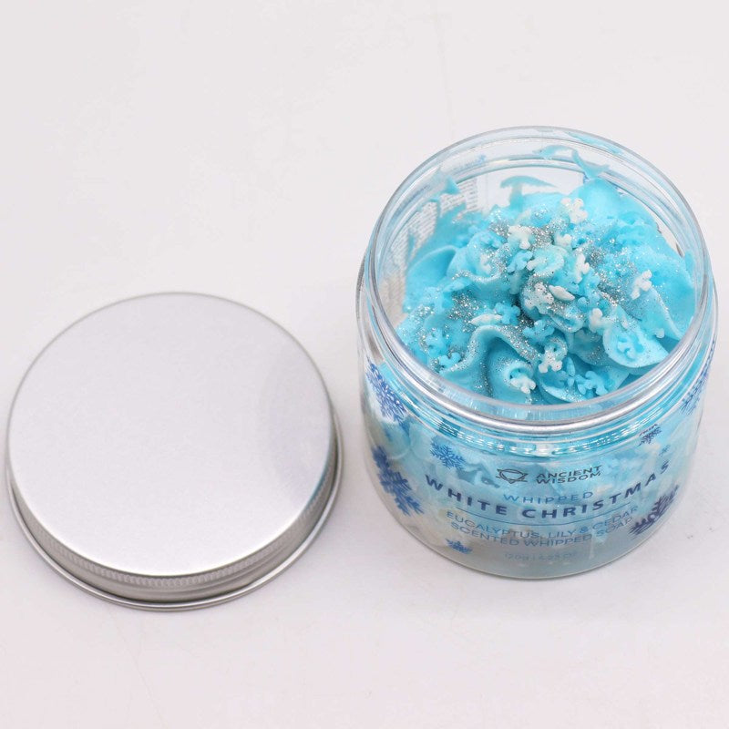 White Christmas Whipped Soap 120g