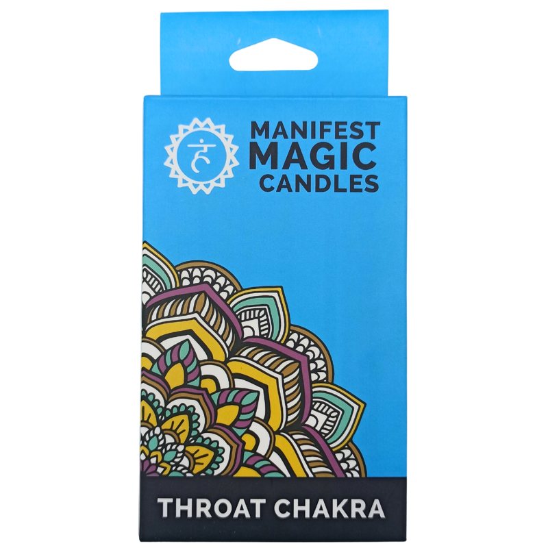 Manifest Magic Candles (pack of 12) - Blue - Throat Chakra