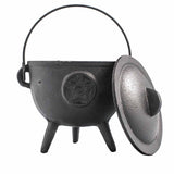 Cast Iron Cauldron with Pentagon 11x13cm