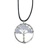 Tree of Life Pendant - Rock Crystal