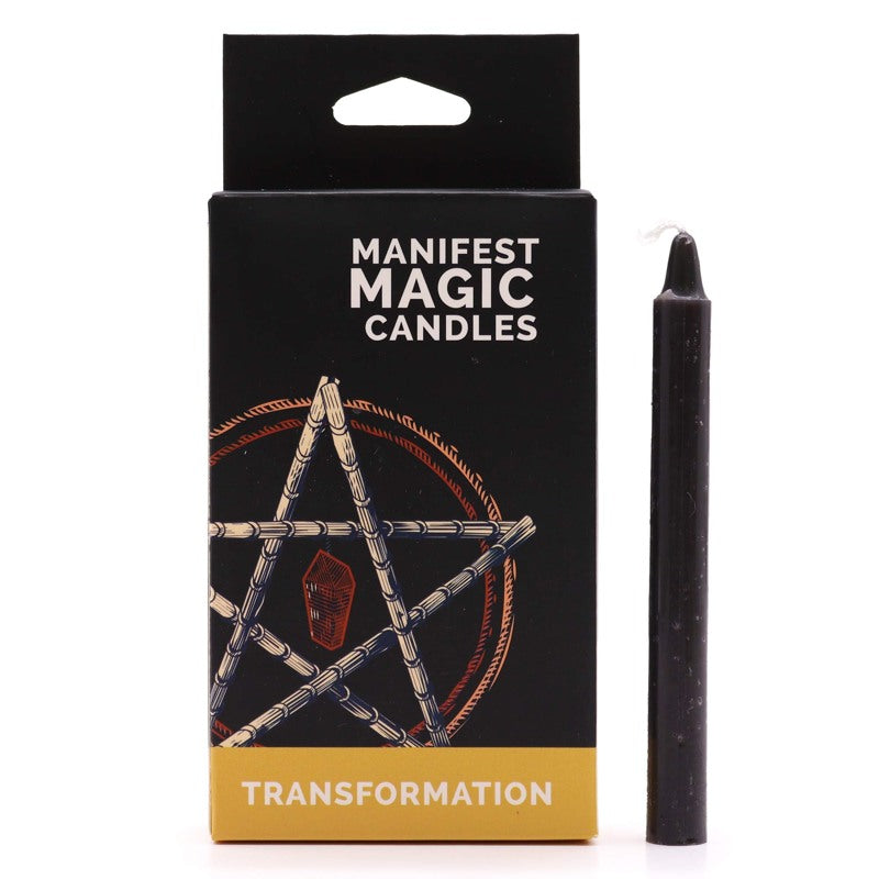 Manifest Magic Candles (pack of 12) - Black