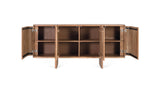 Giner and Colomer - Acacia Wood 4-Door Sideboard With Push Opening