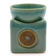 Lucky Coin Large Oil Burner - Jade