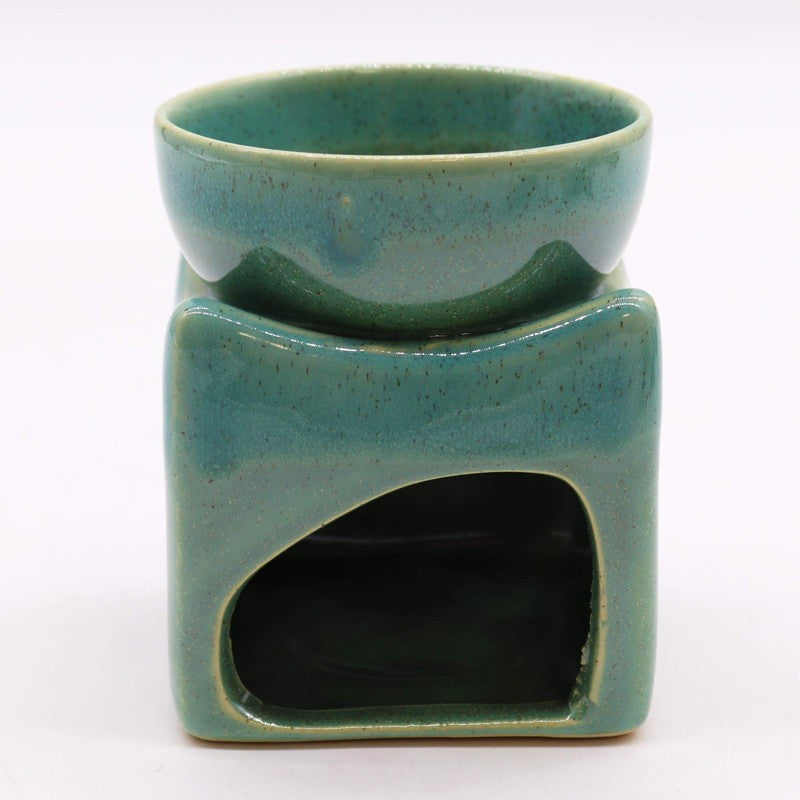 Lucky Coin Large Oil Burner - Jade