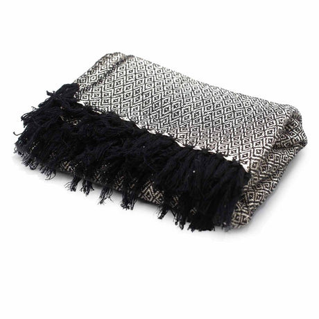 Boho Comfort Throws - 125x150cm - Charcoal