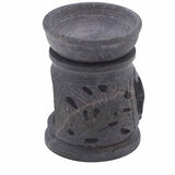 Small Soapstone Oil Burner 8cm - Om