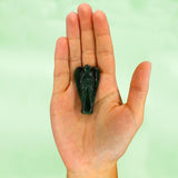 Hand Carved Gemstone Angel - Green Aventurine