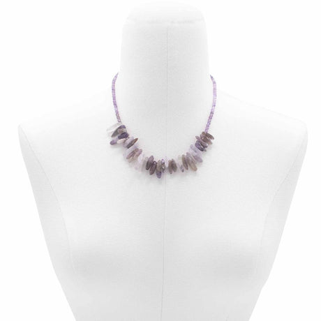 Longstone Gem Necklace - Amethyst