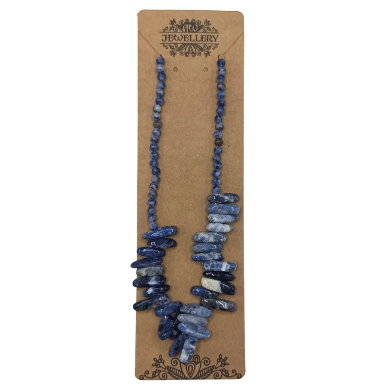 Longstone Gem Necklace - Sodalite