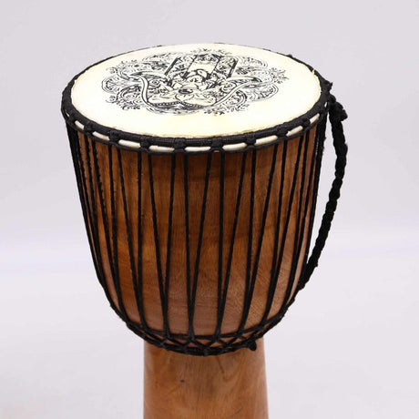 Hamsa Wide Top Djembe Drum - 22cm