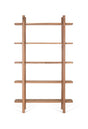 Giner and Colomer - Acacia Wood Bookcase With 5 Shelves & 16 cm Legs