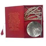 Rope Incense and Silver Plated Holder Set - Pancha Buddha