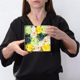 Square Box - Spring Celibrations - Yellow & Greens