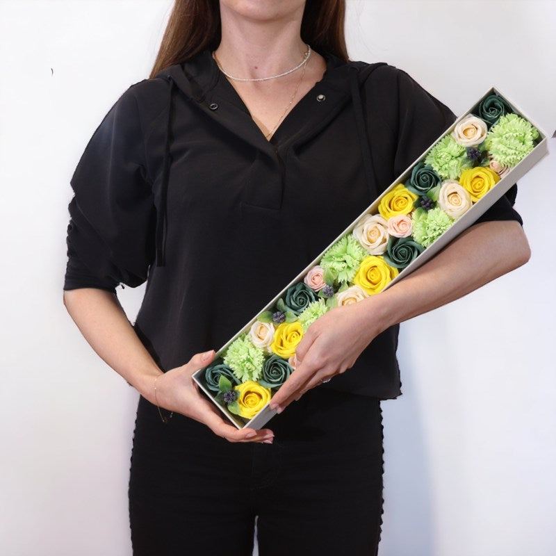 Extra Long Box - Spring Celibrations - Yellow & Greens