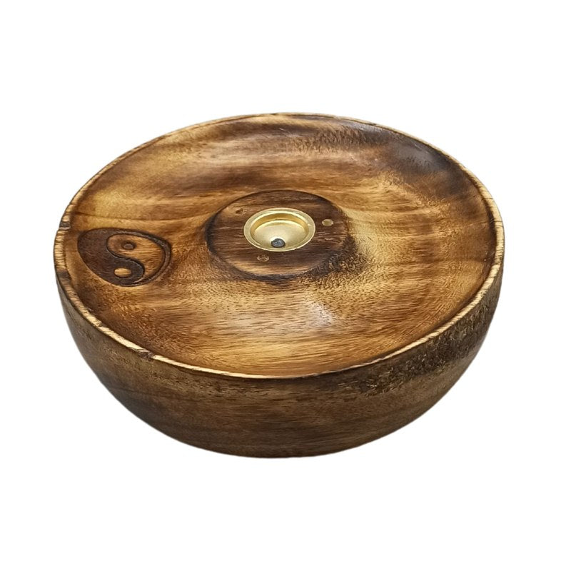 Incense Stick & Cone Burner Disc - Yin & Yang