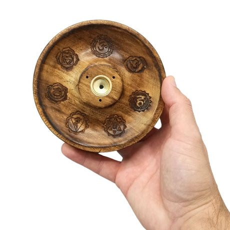 Incense Stick & Cone Burner Disc - 7 Chakra