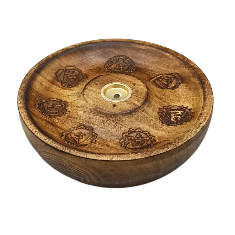 Incense Stick & Cone Burner Disc - 7 Chakra