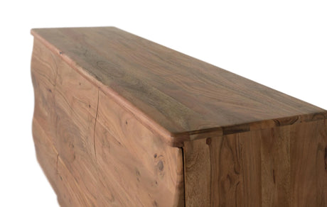 Giner and Colomer - Acacia Wood Sideboard With Modern Minimalist Design