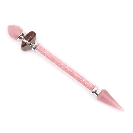 Shiva Lingam Magic Wand - Rose Quartz - Love