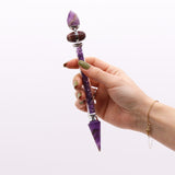 Shiva Lingam Magic Wand - Amethyst - Success