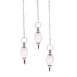 Lingam Shaped Gemstone Pendulum - Rock Quartz