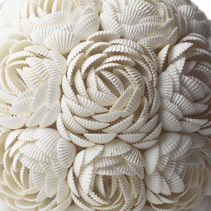 Boho Sea Shell Lamp - Rose Oval - 20cm