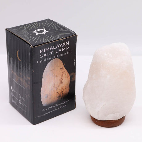 Crystal Rock Himalayan Salt Lamp - & Base apx 2-3kg