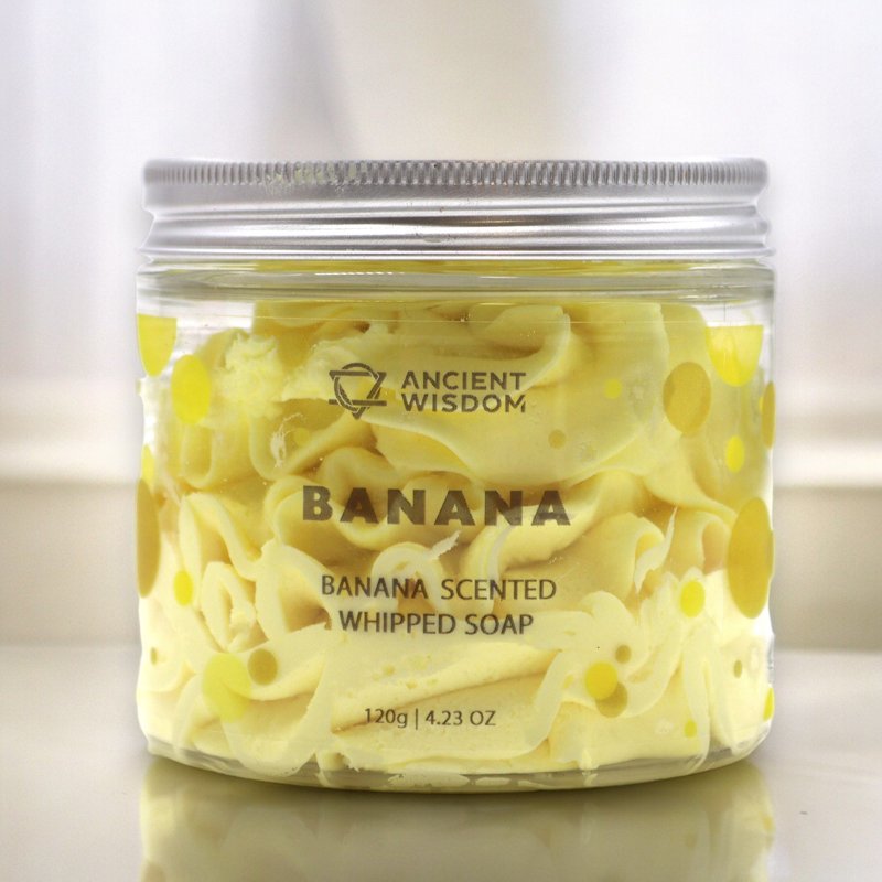 Banana Whipped Soap 120g