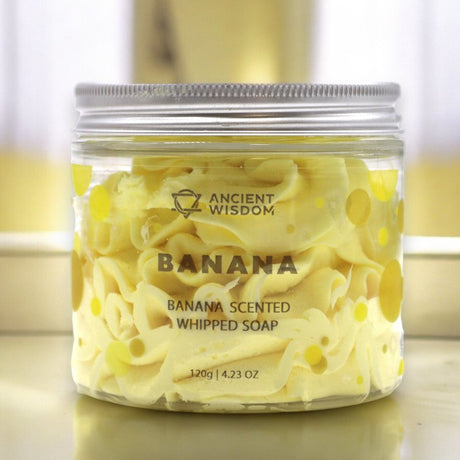 Banana Whipped Soap 120g