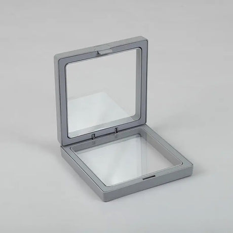 Lrg 3D Floating Frame Display 11x11cm - Grey