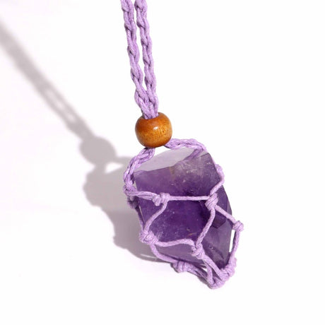 Gemstone Necklace Cord - Purple