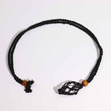 Gemstone Necklace Cord - Black