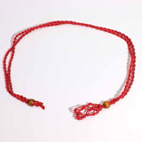 Gemstone Necklace Cord - Red