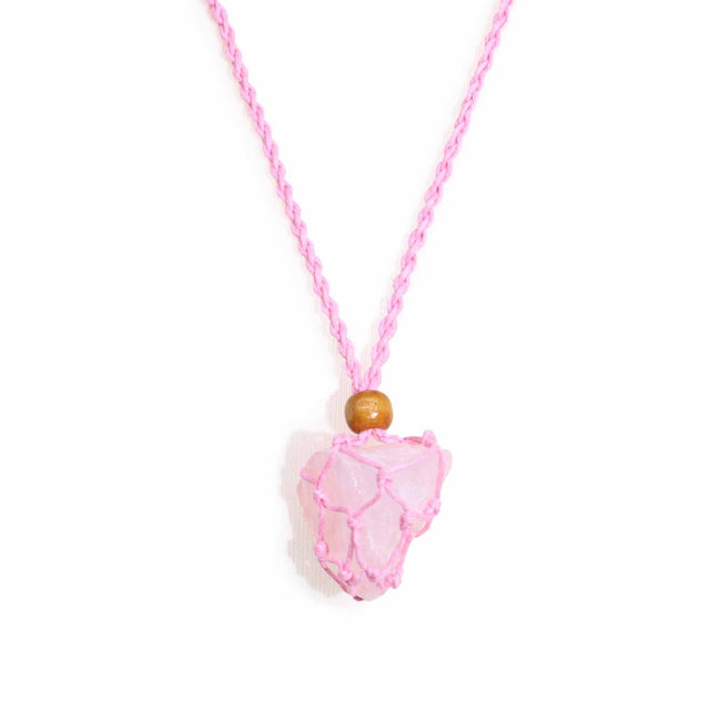 Gemstone Necklace Cord - Pink