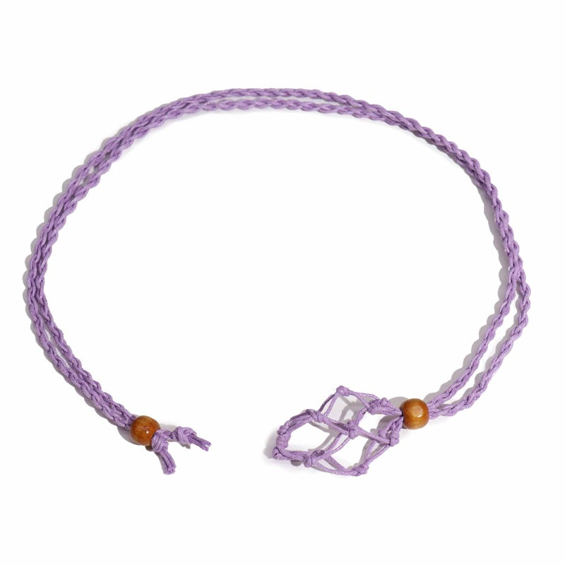 Gemstone Necklace Cord - Purple