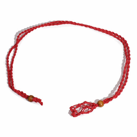 Gemstone Necklace Cord - Red