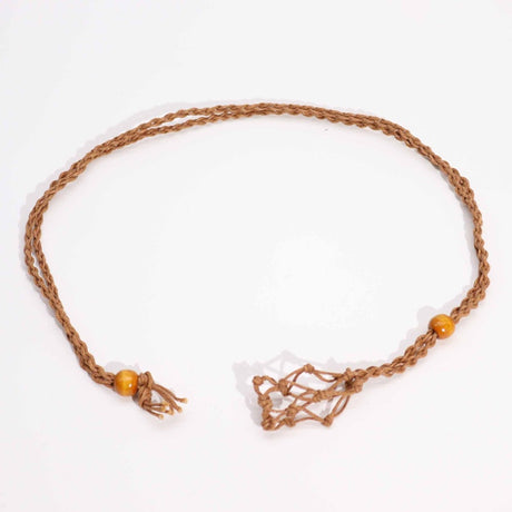 Gemstone Necklace Cord - Brown