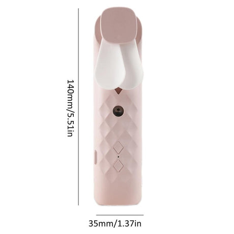 Pink Nano Mist Face Fan &  Spray - USB chargable