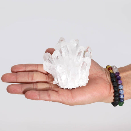 Crafted Quartz Cluster - Clear Quartz