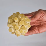 Natural Quartz Cluster - Yellow Ghost Quartz