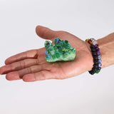 Med Enhanced Quartz - Aura Green Flame Quartz